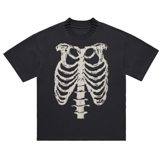 Heavyweight Knitted Skeleton Shirt